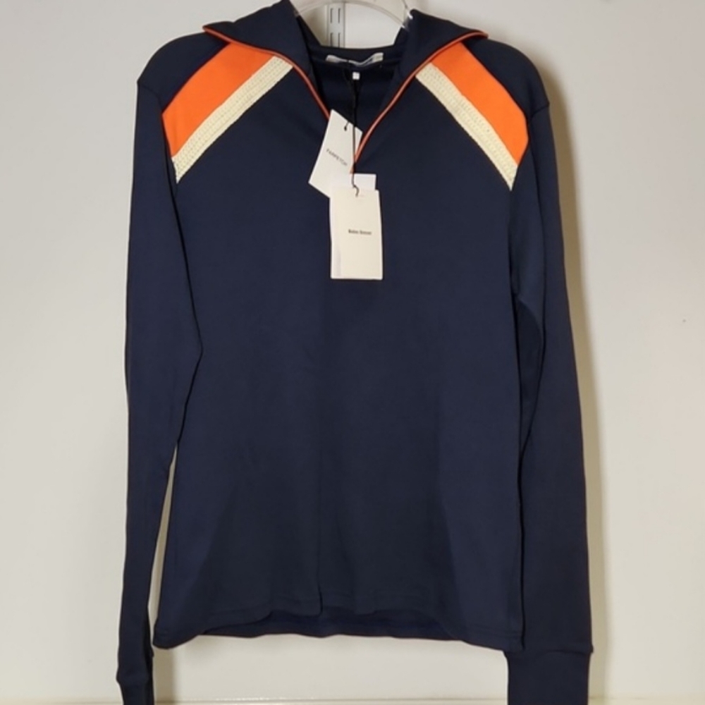 Wales Bonner | Philip Browne | Half Zip Top | Long Sleeve | Size 4 - XL